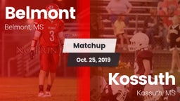 Matchup: Belmont vs. Kossuth  2019