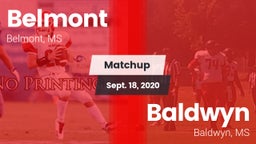 Matchup: Belmont vs. Baldwyn  2020