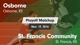Matchup: Osborne  vs. St. Francis Community  2016