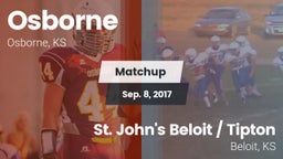 Matchup: Osborne  vs. St. John's Beloit / Tipton 2017