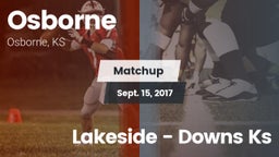 Matchup: Osborne  vs. Lakeside - Downs Ks 2017