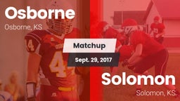 Matchup: Osborne  vs. Solomon  2017