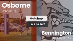 Matchup: Osborne  vs. Bennington  2017