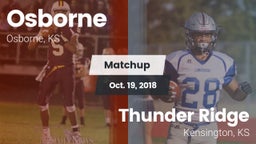 Matchup: Osborne  vs. Thunder Ridge  2018