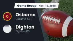 Recap: Osborne  vs. Dighton  2018