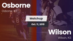 Matchup: Osborne  vs. Wilson  2019