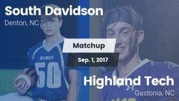 Matchup: South Davidson vs. Highland Tech  2017