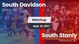Matchup: South Davidson vs. South Stanly  2017