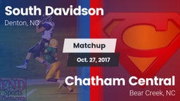 Matchup: South Davidson vs. Chatham Central  2017