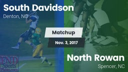 Matchup: South Davidson vs. North Rowan  2017