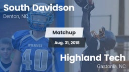 Matchup: South Davidson vs. Highland Tech  2018