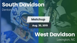 Matchup: South Davidson vs. West Davidson  2019