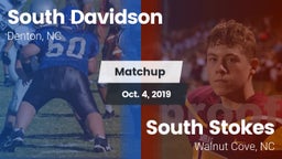 Matchup: South Davidson vs. South Stokes  2019