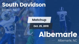 Matchup: South Davidson vs. Albemarle  2019