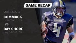 Recap: Commack  vs. Bay Shore  2015