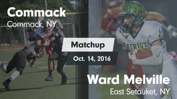 Matchup: Commack vs. Ward Melville  2016