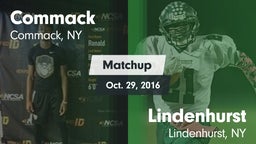 Matchup: Commack vs. Lindenhurst  2016