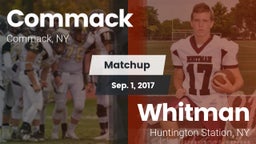 Matchup: Commack vs. Whitman  2017