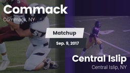 Matchup: Commack vs. Central Islip  2017