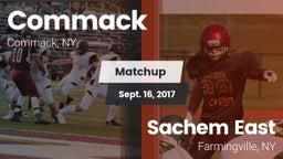 Matchup: Commack vs. Sachem East  2017