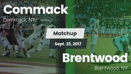 Matchup: Commack vs. Brentwood  2017