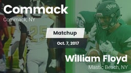 Matchup: Commack vs. William Floyd  2017