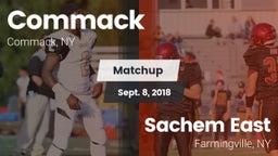 Matchup: Commack vs. Sachem East  2018