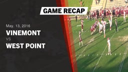Recap: Vinemont  vs. West Point  2016