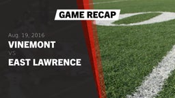 Recap: Vinemont  vs. East Lawrence  2016