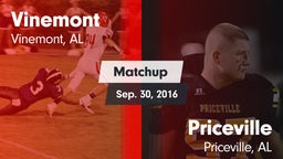 Matchup: Vinemont vs. Priceville  2016