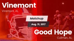 Matchup: Vinemont vs. Good Hope  2017