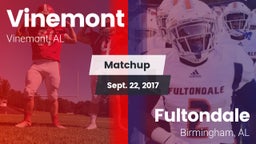 Matchup: Vinemont vs. Fultondale  2017