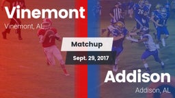 Matchup: Vinemont vs. Addison  2017