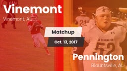 Matchup: Vinemont vs. Pennington  2017