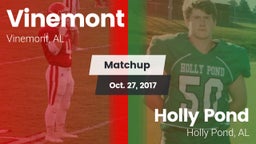 Matchup: Vinemont vs. Holly Pond  2017