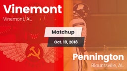 Matchup: Vinemont vs. Pennington  2018
