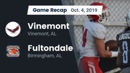 Recap: Vinemont  vs. Fultondale  2019