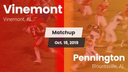 Matchup: Vinemont vs. Pennington  2019
