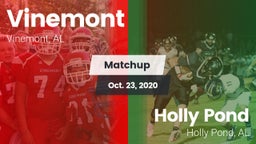 Matchup: Vinemont vs. Holly Pond  2020