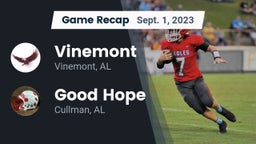 Recap: Vinemont  vs. Good Hope  2023