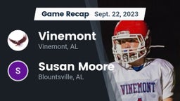 Recap: Vinemont  vs. Susan Moore  2023