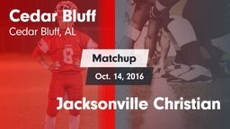 Matchup: Cedar Bluff vs. Jacksonville Christian 2016