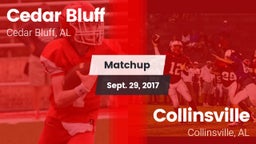 Matchup: Cedar Bluff vs. Collinsville  2017