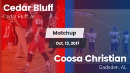 Matchup: Cedar Bluff vs. Coosa Christian  2017