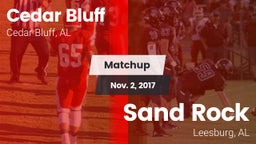 Matchup: Cedar Bluff vs. Sand Rock  2017