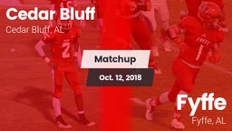Matchup: Cedar Bluff vs. Fyffe  2018