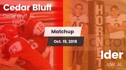 Matchup: Cedar Bluff vs. Ider  2018