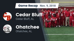 Recap: Cedar Bluff  vs. Ohatchee  2018