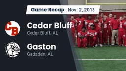 Recap: Cedar Bluff  vs. Gaston  2018