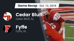 Recap: Cedar Bluff  vs. Fyffe  2018
